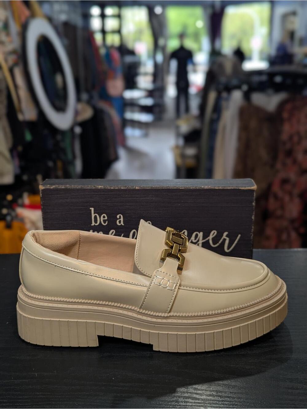 London Rag Grosbeak Horsebit Chunky Loafers